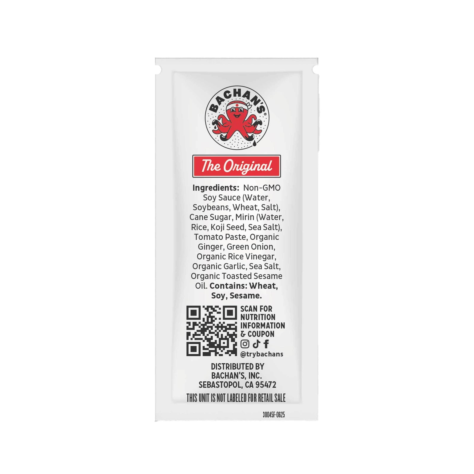 The Original Japanese BBQ Sauce, .35oz - Clean Artisan Sauce Assortment